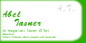 abel tasner business card